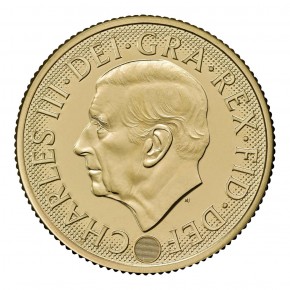 2026 Grossbritannien / UK Full Sovereign - Charles III mit 7,32 Gramm Gold fein in Gelbgold ( Inschrift:  „HONI SOIT QUI MAL Y PENSE )